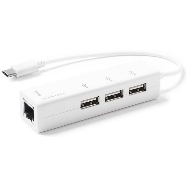 HUB TECHLINK IWIRES USB-C A USB 3.0 (3 PUERTOS) (15CM)