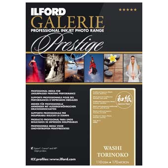 PAPEL ILFORD A4 25H GALERIE PRESTIGE WASHI TORINOKO 110 GR
