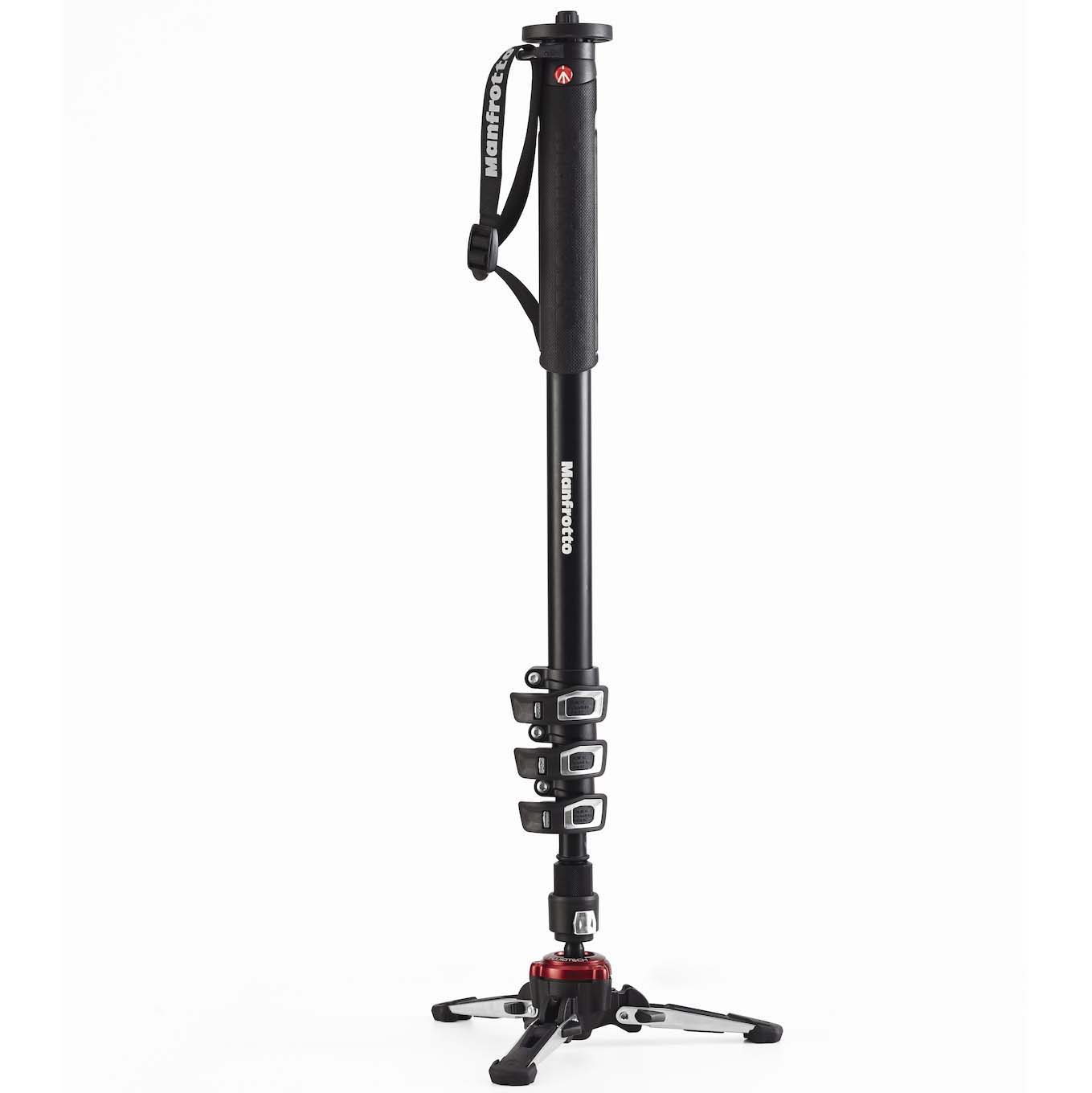 MONOPIE MANFROTTO MVMXPROA4 ALUMINIO 4 SECC. BASE FLUIDA