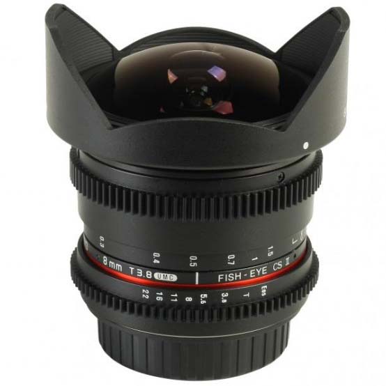 OBJETIVO SAMYANG 8 T3.8 SONY E V-DSLR UMC CS II SAMYANG 