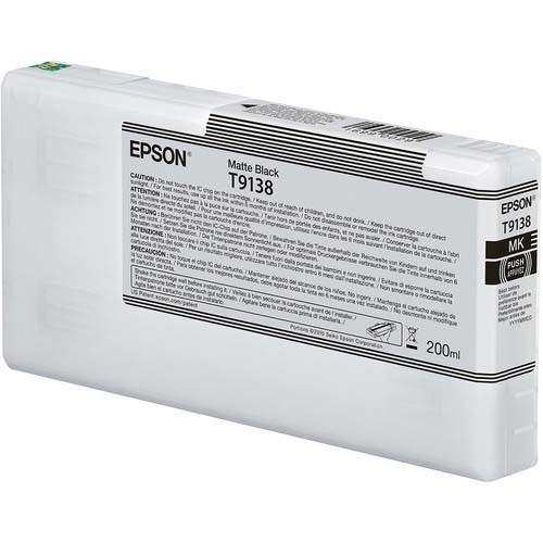 TINTA EPSON T9138 NEGRO MATE 200 ML P/SC-P5000