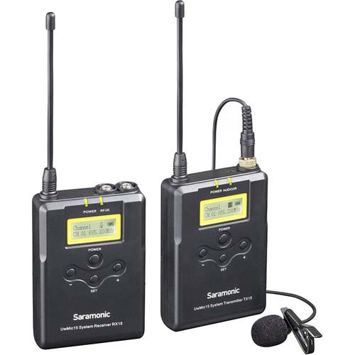 MICROFONO SARAMONIC UWMIC15 (RX15 + TX15)