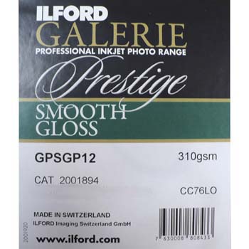 PAPEL ILFORD 17\'X27 MT GALERIE PRESTIGE SMOOTH GLOSS 310 GRM