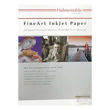PAPEL HAHNEMUEHLE FINEART PERL 285 GR A5 30H CAJA METALICA