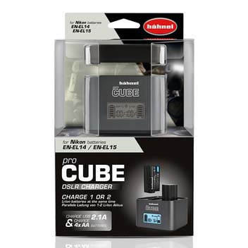 CARGADOR HAHNEL PROCUBE NIKON (EN-EL14/EN-EL15)