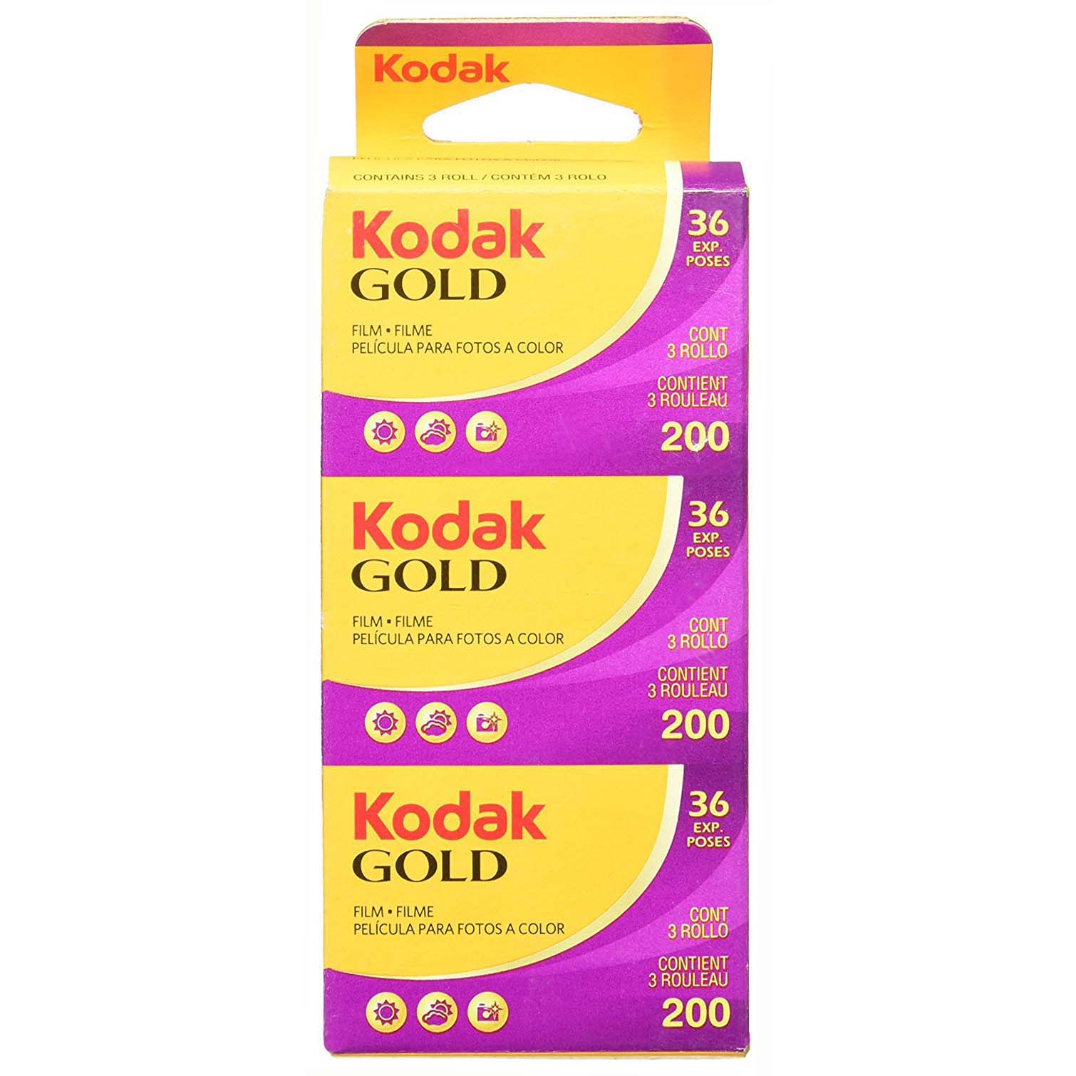 PELICULA KODAK GOLD 200 36 (X3)