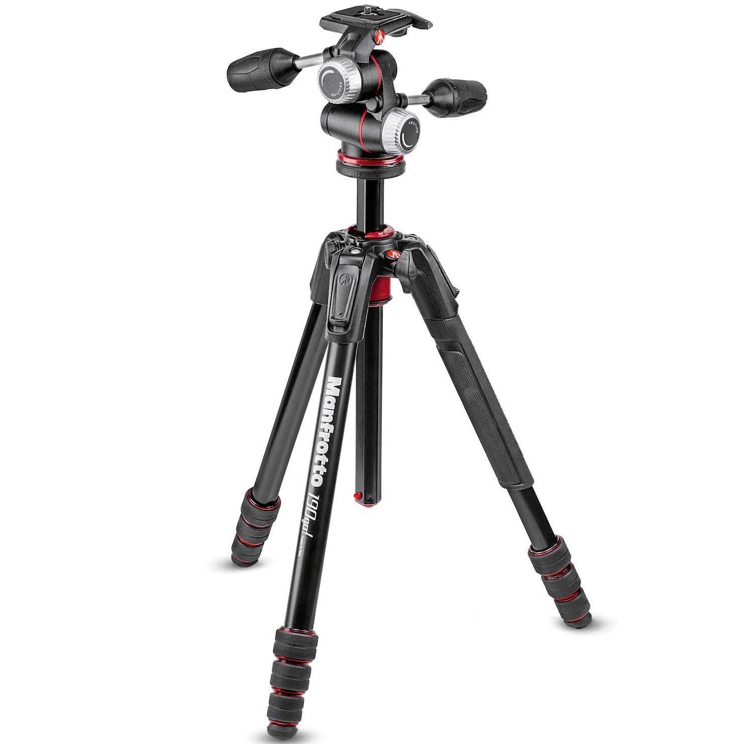 TRIPODE MANFROTTO MK190GOA4-3WX (CON ROTULA 3 WAY PRO)