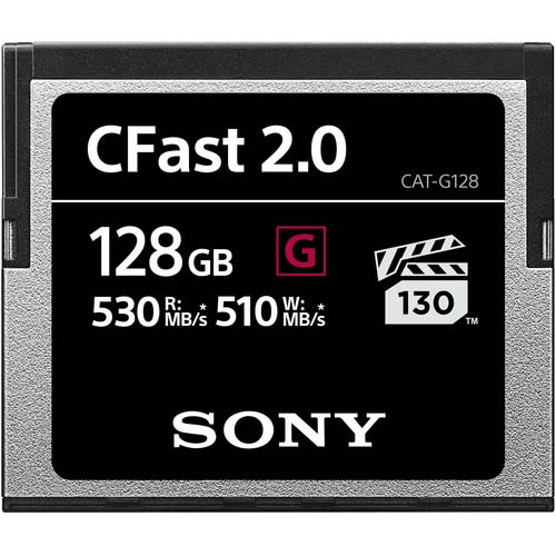 TARJETA CFAST 128 GB G SONY (LECTURA/ESCRIT 530/510 MB/S)