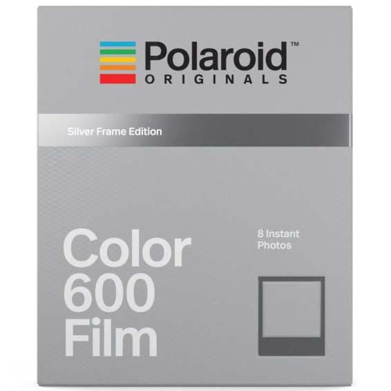 PELICULA POLAROID 600 COLOR (8 FOTOS MARCO PLATEADO)