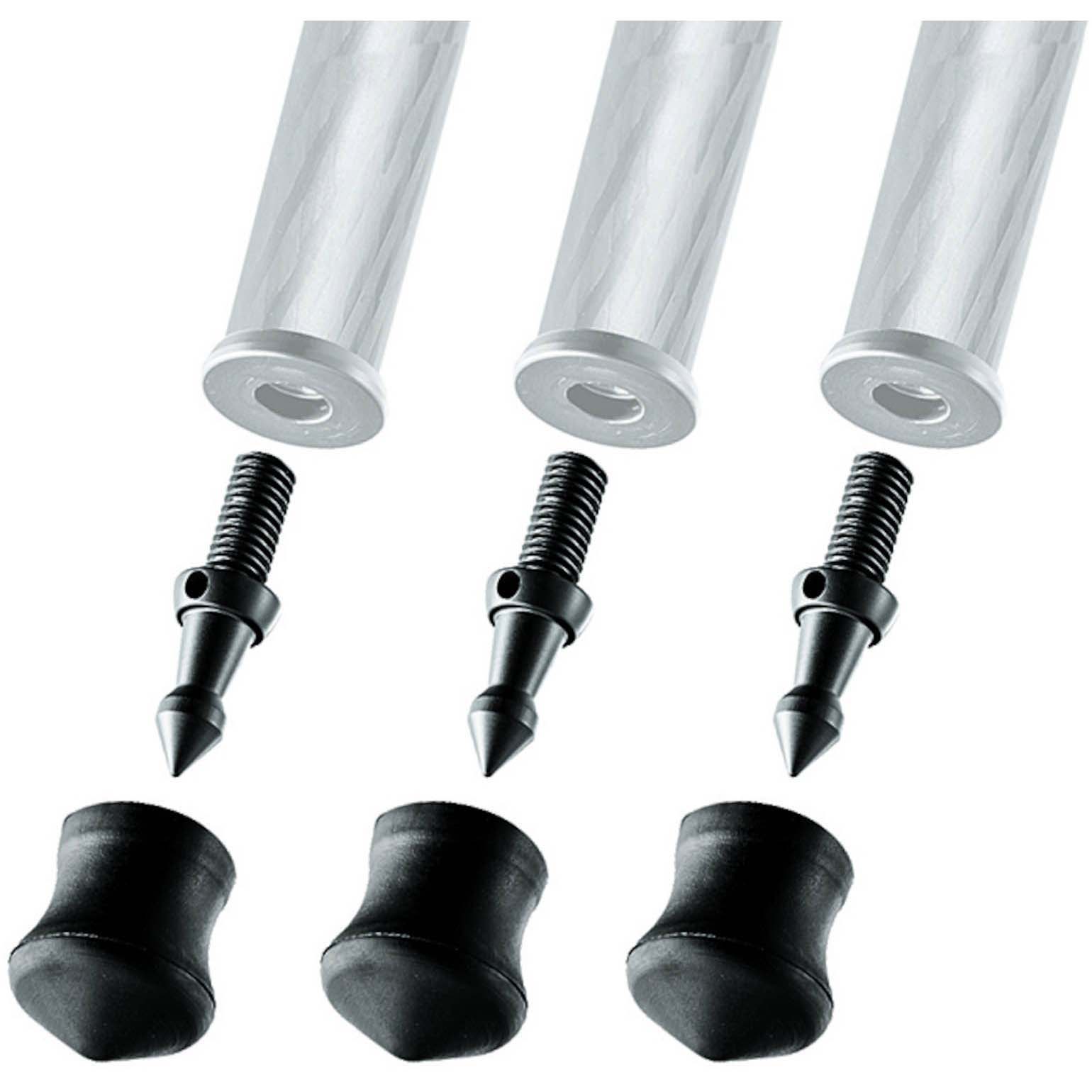 PIE GITZO CON CLAVO 30MM (3 UNIDADES)