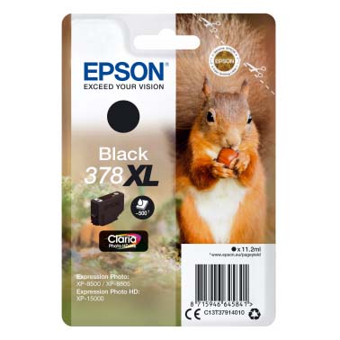 TINTA EPSON T3791 BLACK 378XL 11.2ML P/XP-15000