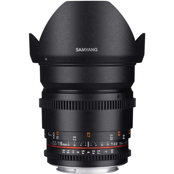 OBJETIVO SAMYANG 16 T2.2 NIKON V-DSLR II ED AS UMC CS