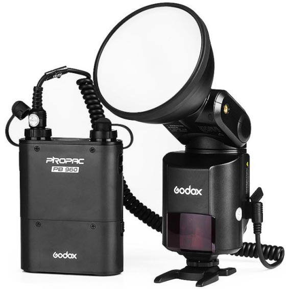 FLASH GODOX WITSTRO AD360 II TTL KIT NIKON C/BAT. Y CARGADOR