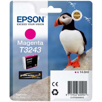 TINTA EPSON T3243 MAGENTA P/SC-P400 14 ML EPSON 