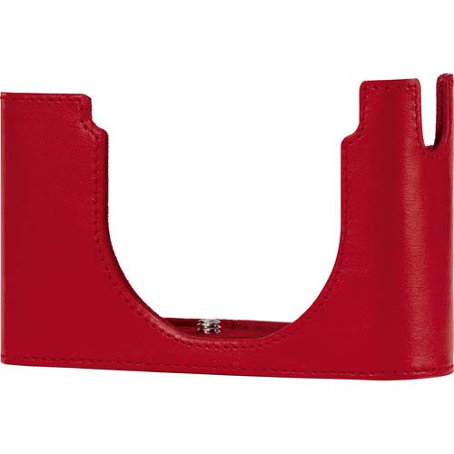 BASE DE ESTUCHE LEICA PARA D-LUX 7 CUERO ROJO (19559)
