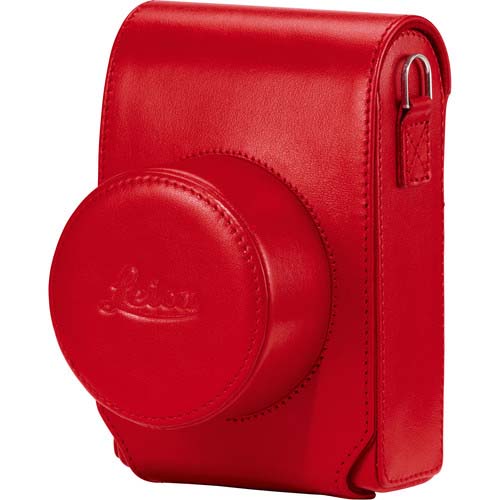 ESTUCHE LEICA PARA D-LUX 7 CUERO ROJO (19556)
