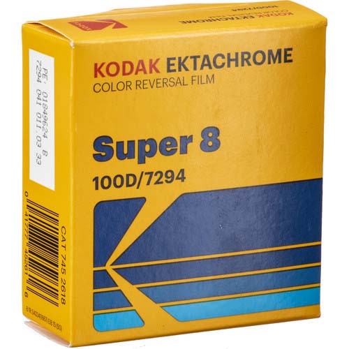 PELICULA KODAK EKTACHROME SUPER 8 100D/7294 15MTS