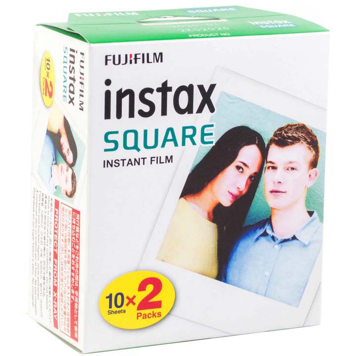 PELICULA FUJI INSTAX SQUARE 10 EXP (PACK 2 UNIDADES)