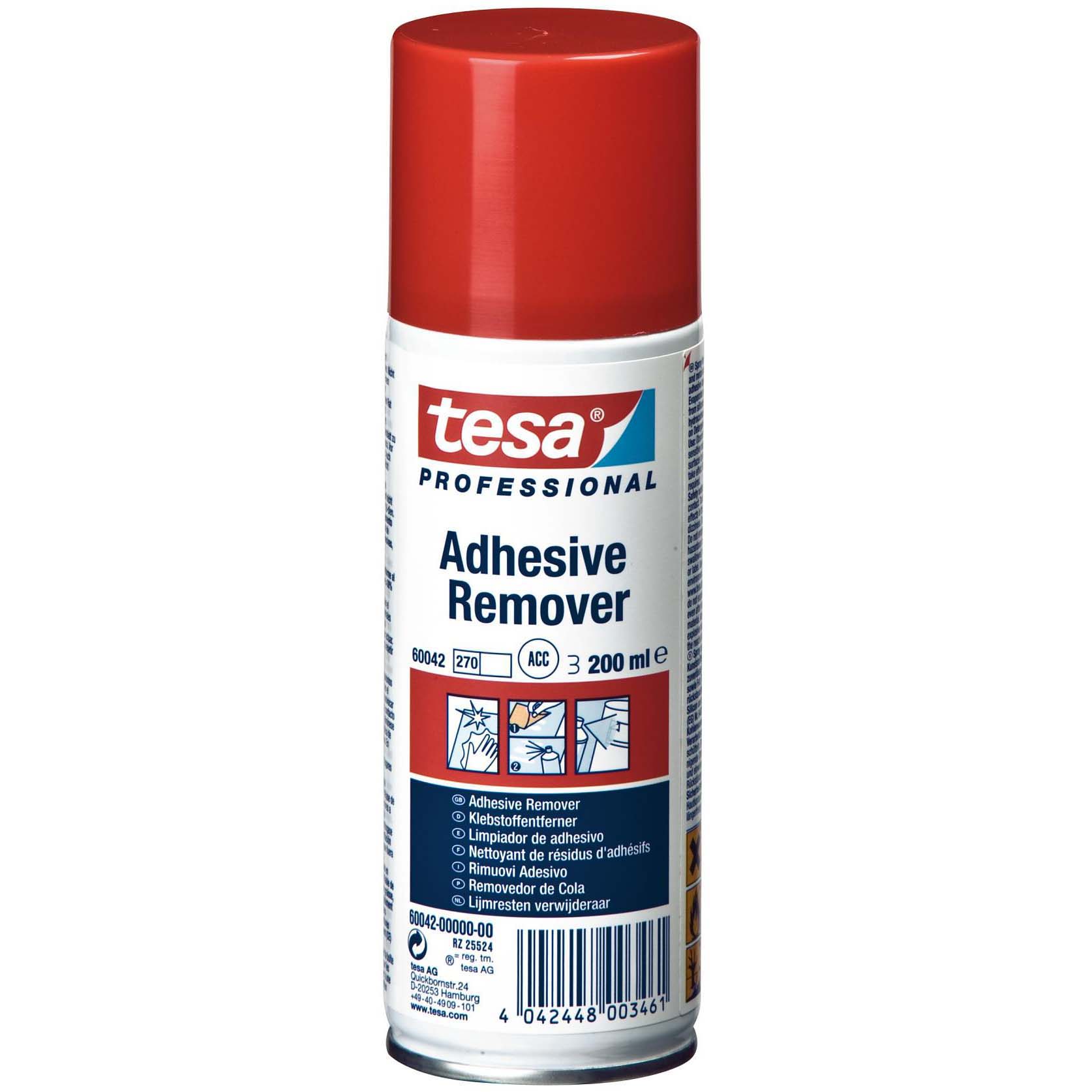 SPRAY TESA ELIMINADOR DE ADHESIVO 200 ML TRANSPARENTE