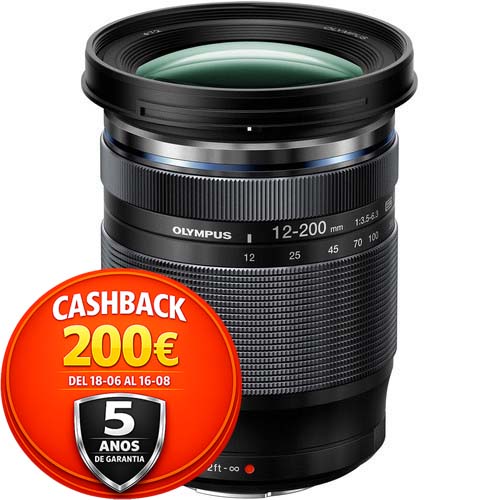 OBJETIVO OLYMPUS AF 12-200/3.5-6.3 ED (BLACK)