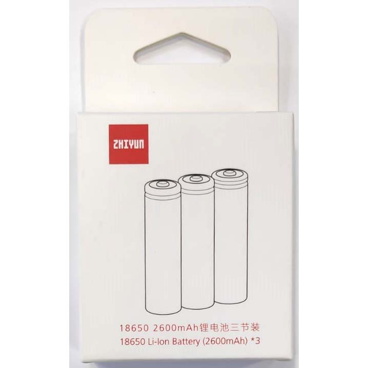 BATERIA ZHIYUN P/CRANE (PACK 3) (IMR 18650) 2600 MAH