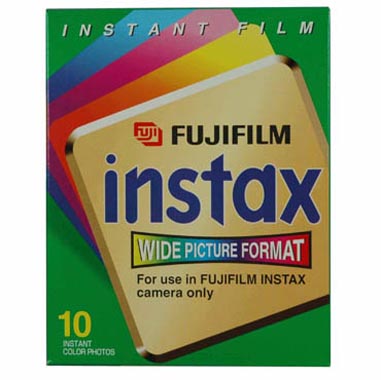 PELICULA FUJI INSTAX WIDE 10 EXP. GLOSSY COLOR FUJIFILM 