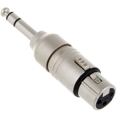 CONECTOR NA3FP (ADAPT 3 POLE XLRF > TRS) NEUTRIK