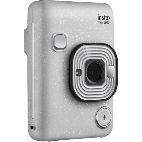CAMARA FUJI CON IMPRESORA INSTAX MINI LIPLAY (STONE WHITE)