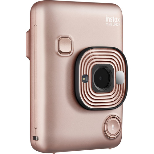 CAMARA FUJI CON IMPRESORA INSTAX MINI LIPLAY (BLUSH GOLD)