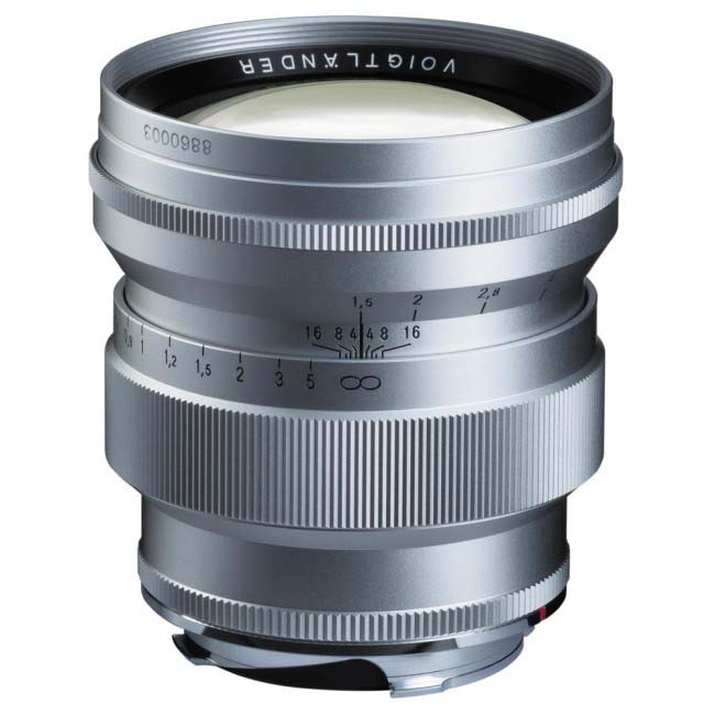 OBJETIVO VOIGTLANDER 75/1.5 SILVER VM
