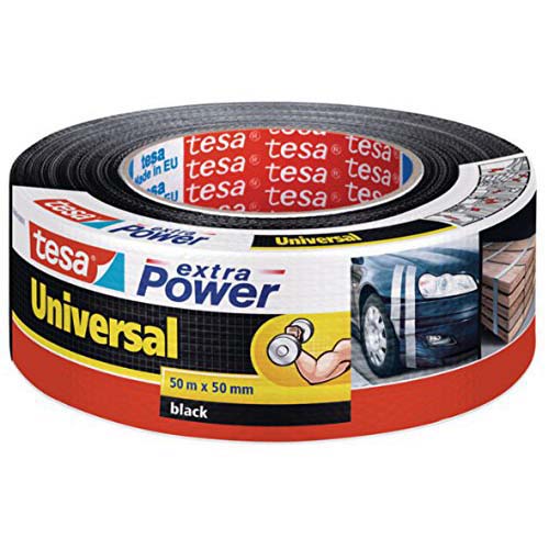 CINTA AMERICANA TESA 56389 5CM/50MTS BLACK EXTRA POWER UNIV.