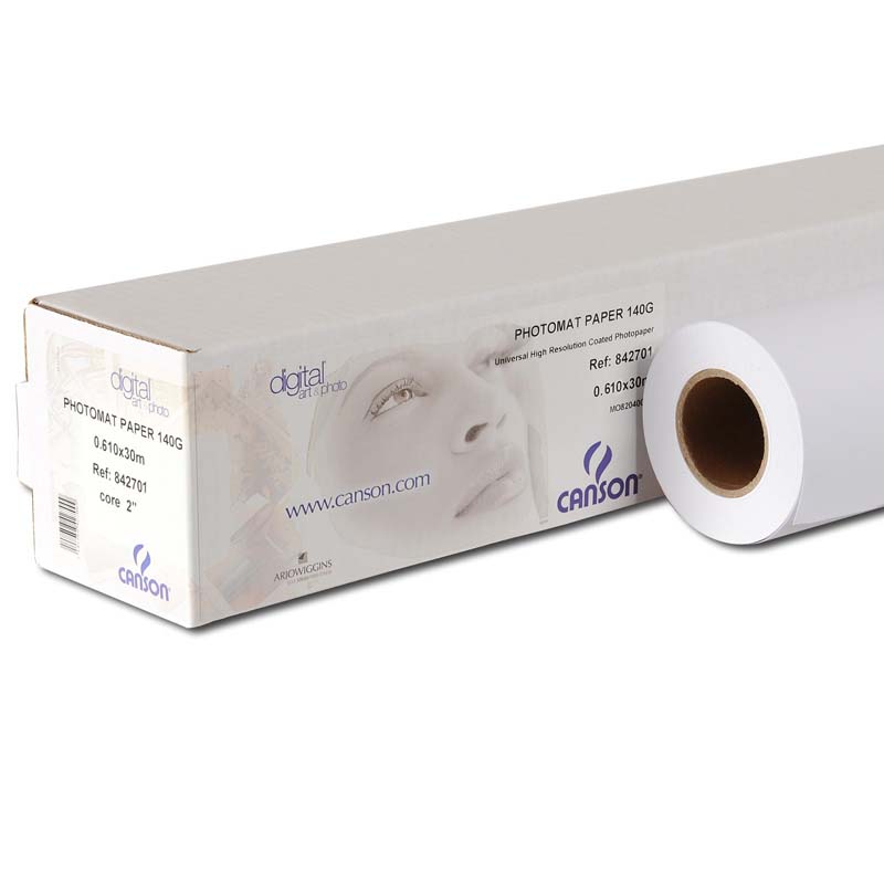 PAPEL CANSON PHOTO MATT PAPER 42 X30 MTS 140 GR