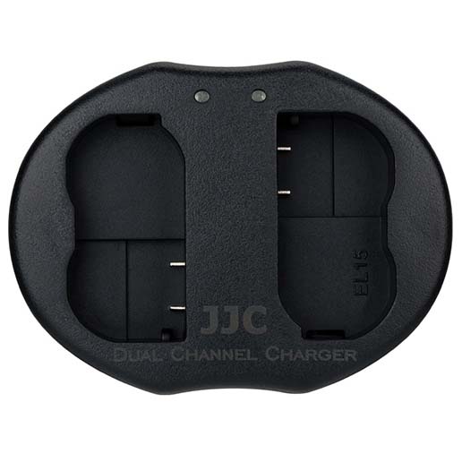 CARGADOR JJC USB PARA 2 BATERIAS EN-EL15 - EN-EL15A