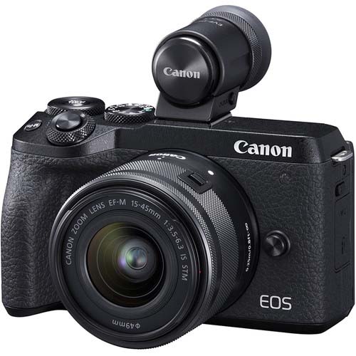 KIT CANON EOS M6 II + EFM 15-45 IS STM + EVF CANON 