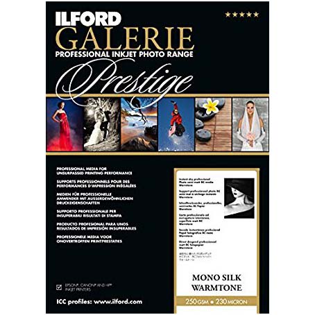 PAPEL ILFORD A3 25H GALERIE PRESTIGE MONO SILK WARMTONE 250