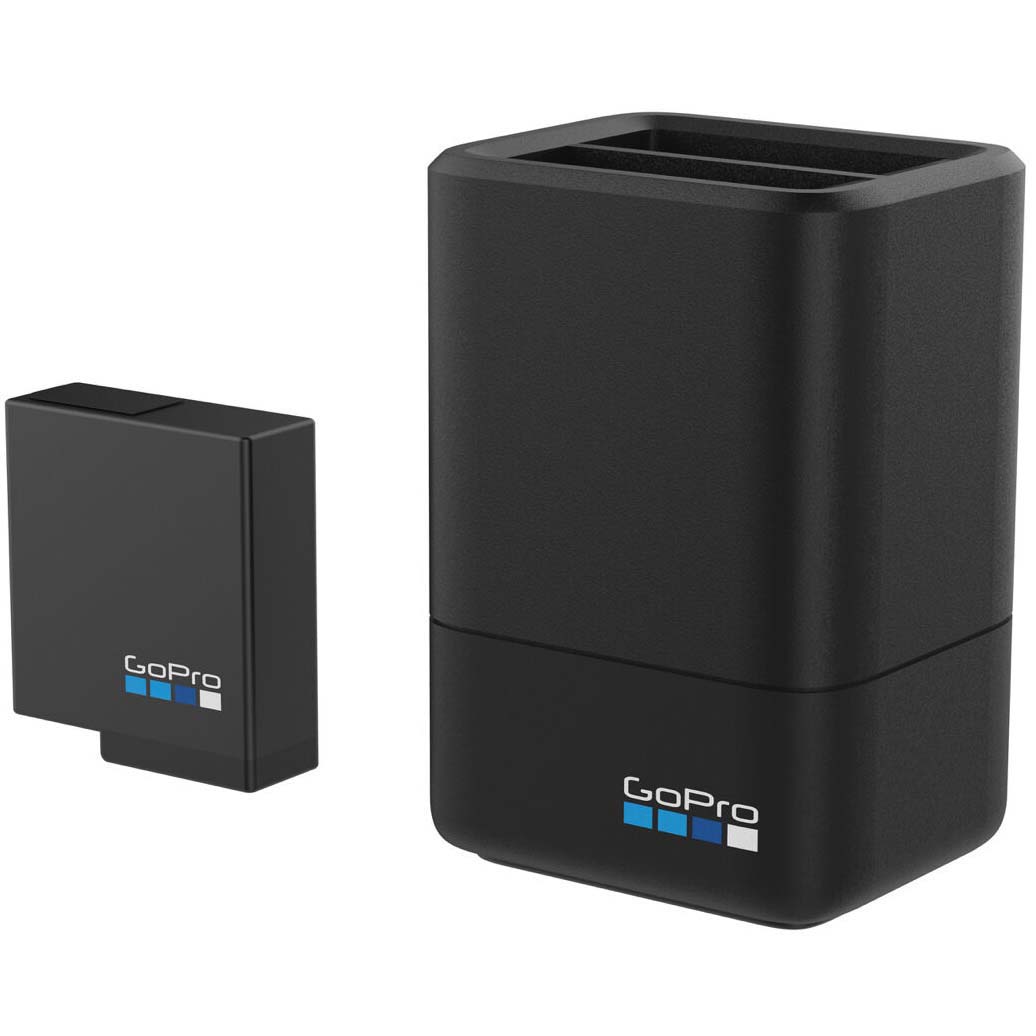 CARGADOR GOPRO DUAL MAX (CARGADOR DUAL + BATERIA)