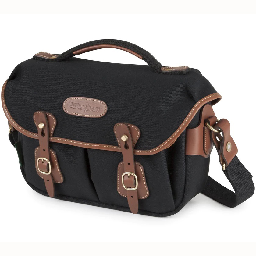 ESTUCHE BILLINGHAM HADLEY SMALL PRO CANVAS NEGRO/TOSTADO