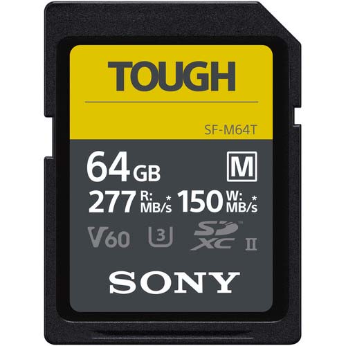 TARJETA SD 64 GB SONY M TOUGH (150 MB/SEG) V60 SDXC II