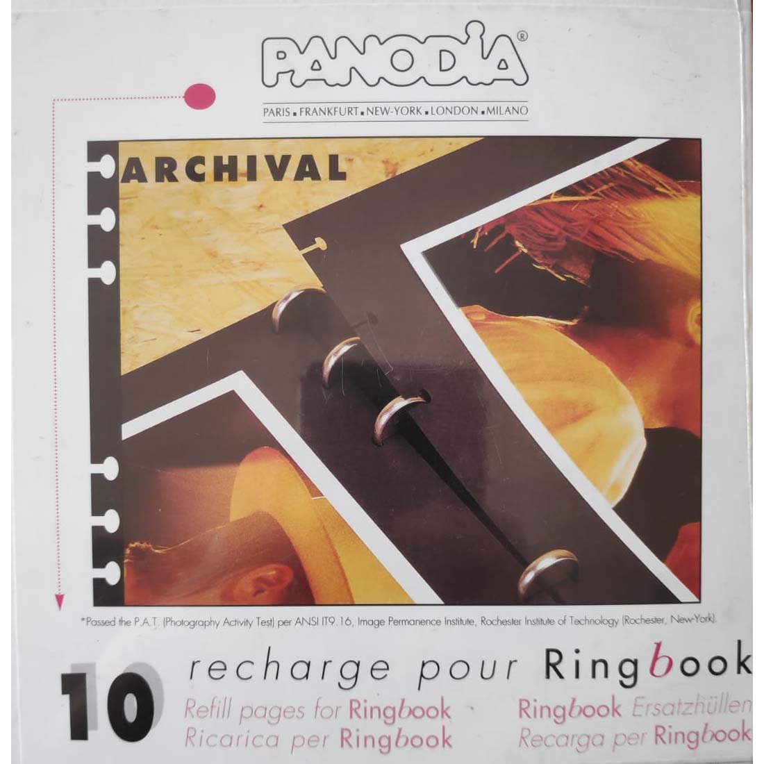 HOJAS PANODIA 21X30 10H POLIESTER PARA RINGBOOK