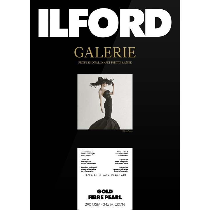 PAPEL ILFORD A2 25H GALERIE GOLD FIBRE PEARL 290 GR