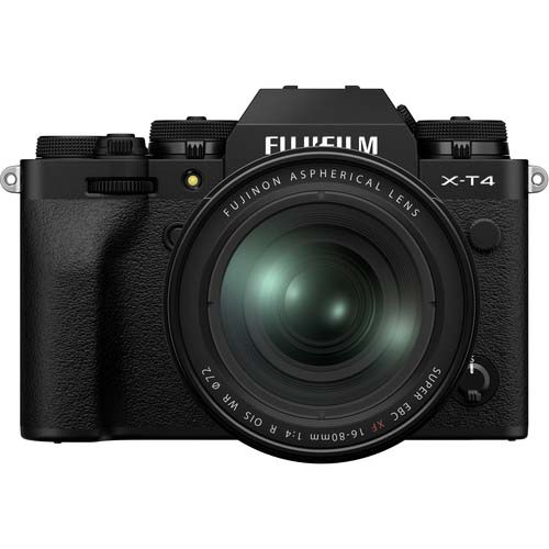 KIT FUJI X-T4 BLACK + 16-80/4 R OIS WR