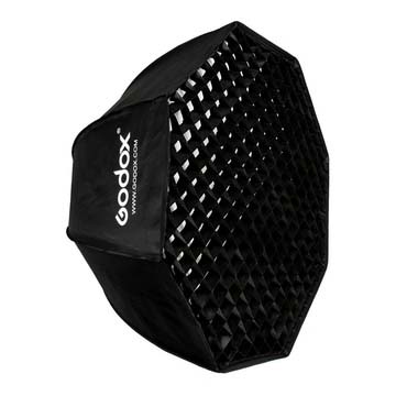 VENTANA GODOX SOFT BOX OCTA 80 CON ADAPTADOR BOWENS Y GRID