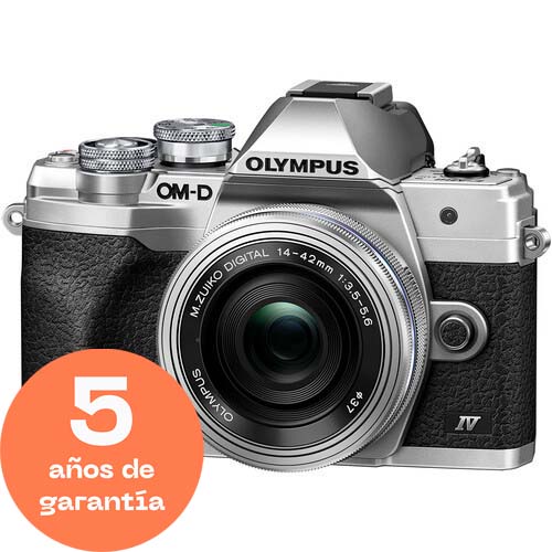 KIT OLYMPUS OM-D E-M10 MARK IV + 14-42 EZ SILVER/SILVER