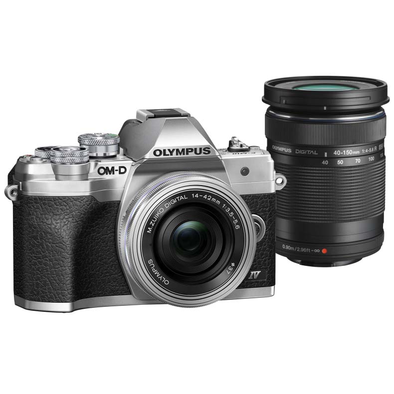 KIT OLYMPUS OM-D E-M10 MARK IV + 14-42EZ + 40-150 R S/S/B