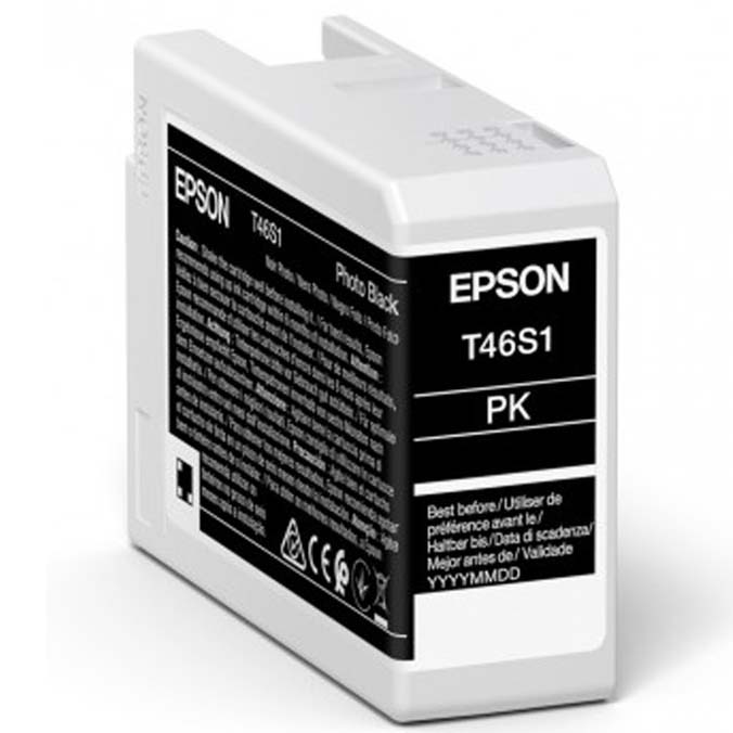 TINTA EPSON T46S1 NEGRO PHOTO P/SURECOLOR SC-P700 25 ML