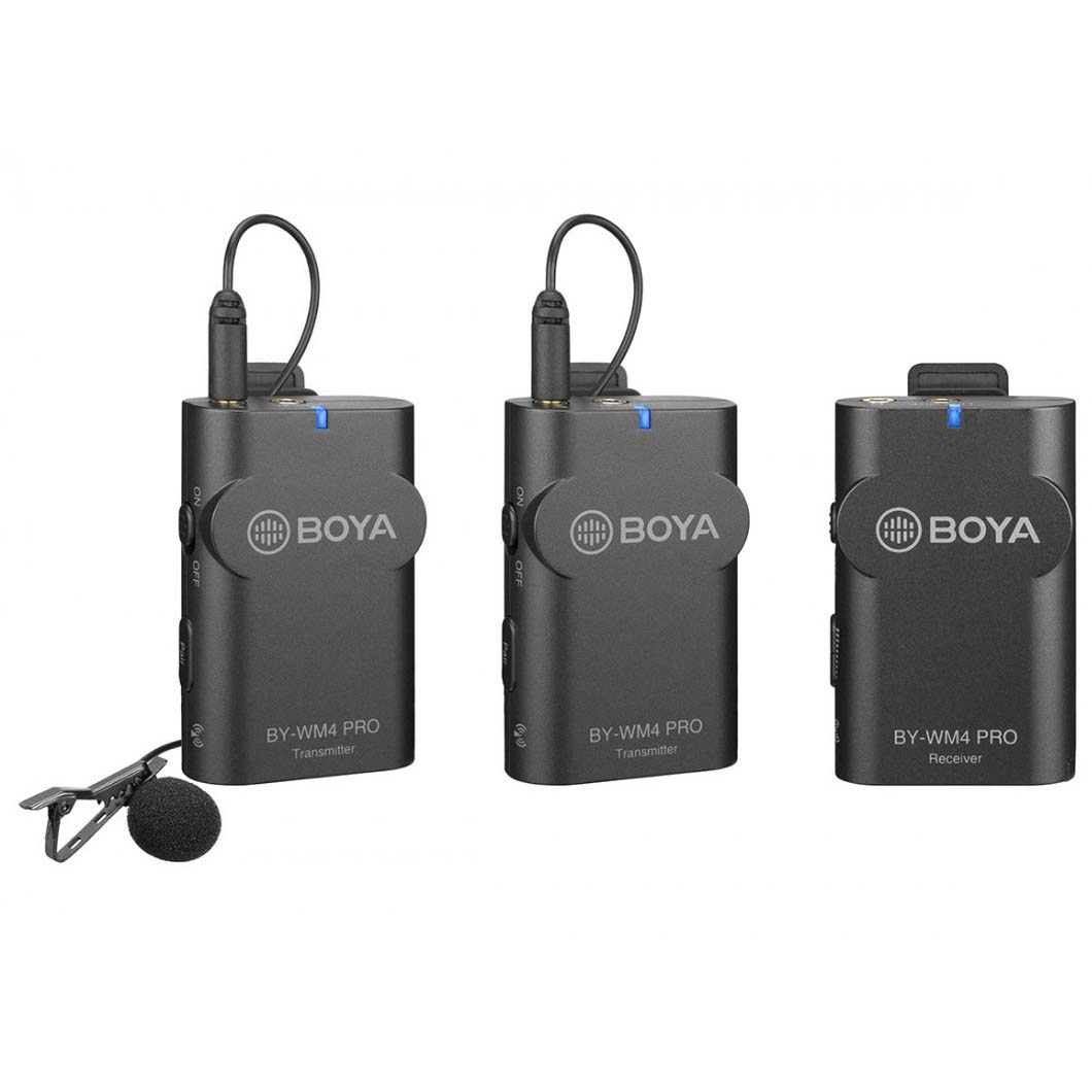 MICROFONO BOYA BY-WM4 PRO-K2 2TX + 1RX