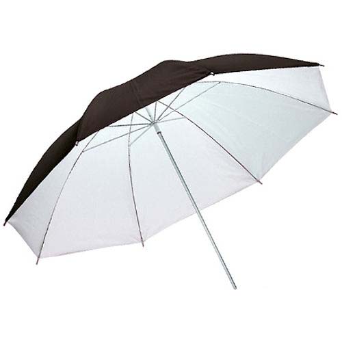 PARAGUAS METZ 100 CM UM-100BW BLANCO DIFUSOR/PLATA