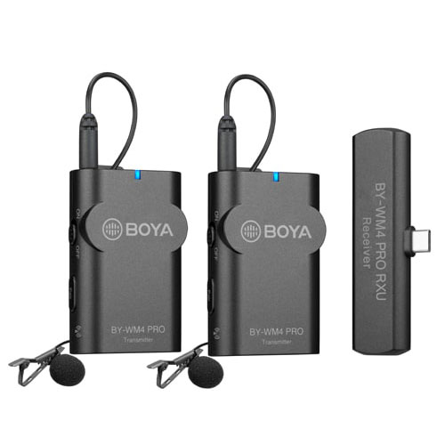 MICROFONO BOYA BY-WM4 PRO-K6 2TX + 1RX TYPE USB-C