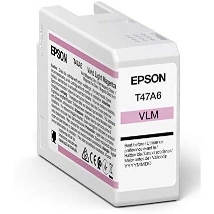 TINTA EPSON T47A6 VIVID LIGHT MAGE P/SURECOLOR SC-P900 50 ML EPSON 