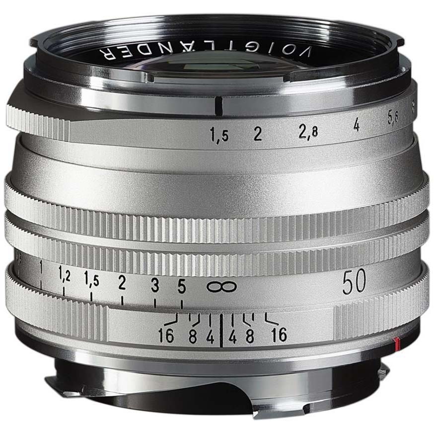 OBJETIVO VOIGTLANDER 50/1.5 II NOKTON VM S.C (SILVER)